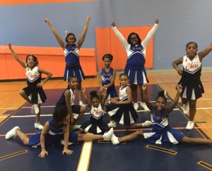 Dakota Center Viper cheerleading team